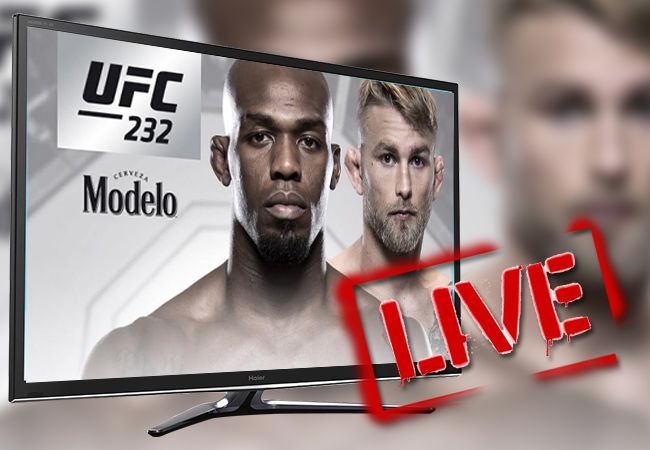 Live kijken naar UFC 232: 'Jones vs Gustaffson'