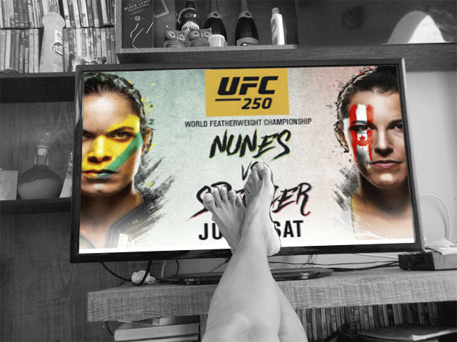 UFC 250 zaterdag 6 juni 2020 live tv en livestream kijken