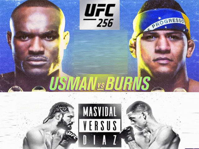 UFC 256: Usman vs Burns rematch Nate Diaz en Jorge Masvidal