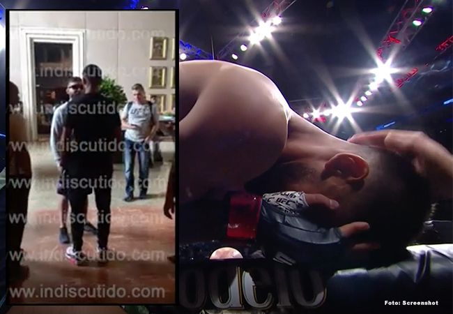 Hotel ruzie: UFC-vechters bijna op de vuist na wedstrijd (video)