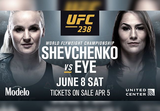 UFC bevestigt: Valentina Shevchenko vs. Jessica Eye