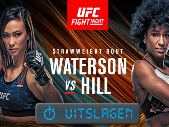 UITSLAGEN UFC ON ESPN+35 LAS VEGAS: Waterson vs. Hill