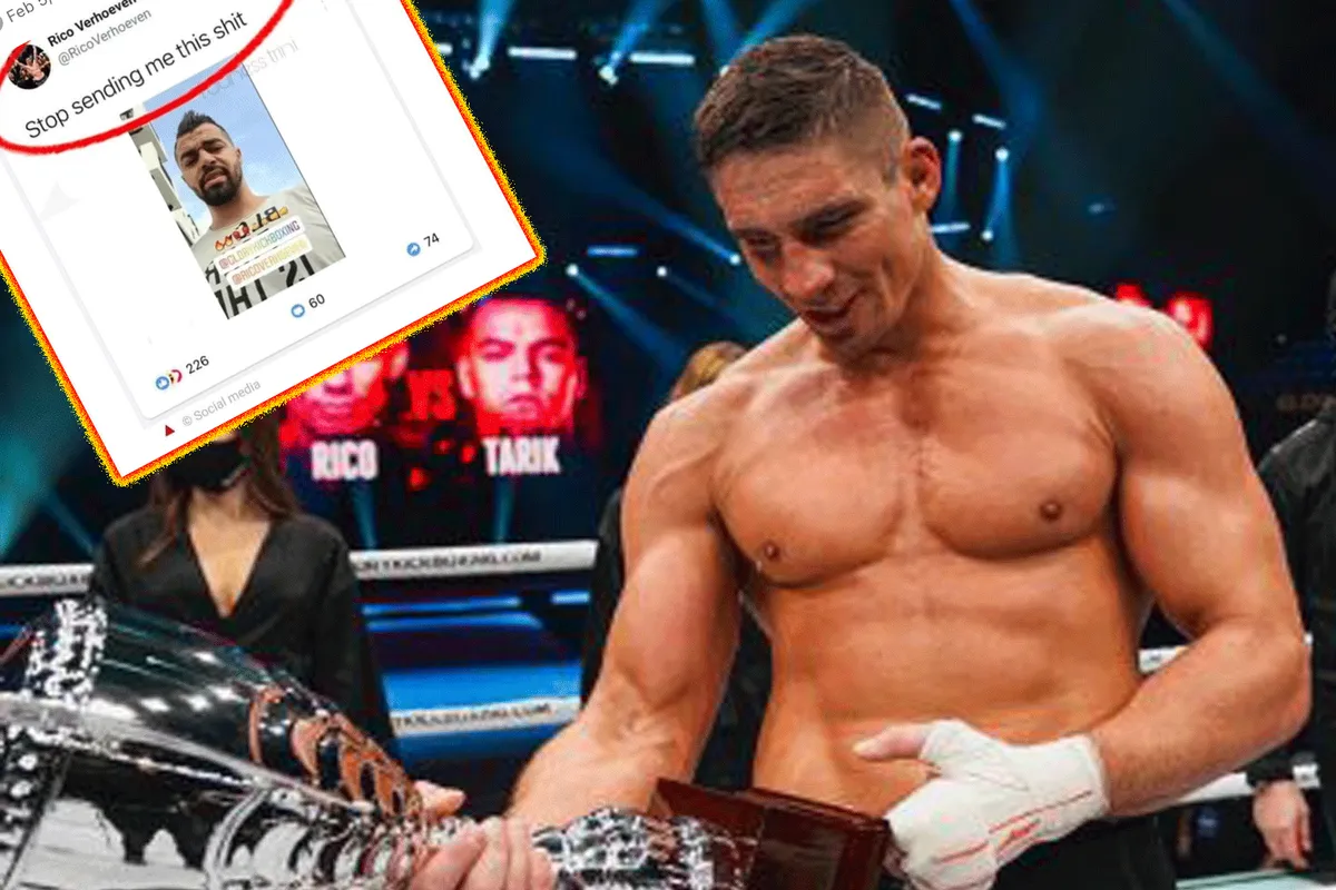 Uitdager Rico Verhoeven gaat viraal op social media