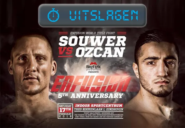 Uitslagen RFP Enfusion 5th Anniversary Eindhoven