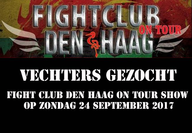 Fight Club Den Haag On Tour 24 september 2017