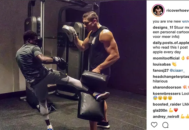 Rico Verhoeven traint acteur en stand-up comedian Kevin Hart