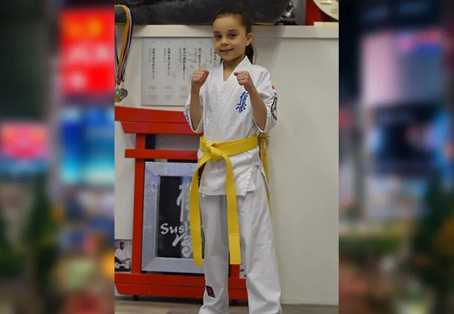 10-jarig karate talent Viènna Briels naar Grand Prix toernooi in Tokyo