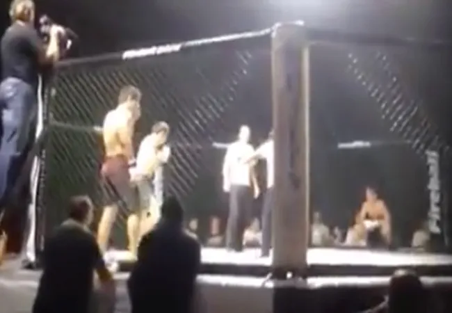 Brute video beelden MMA vier mans eliminatie gevecht