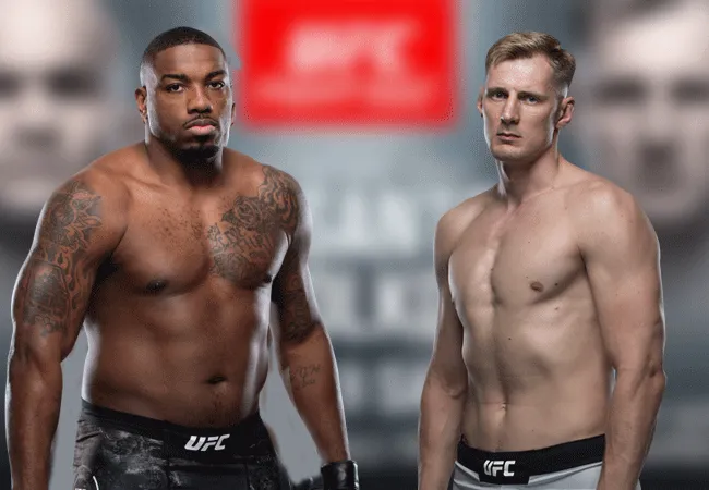 Walt Harris treft Alexander Volkov tijdens UFC 254