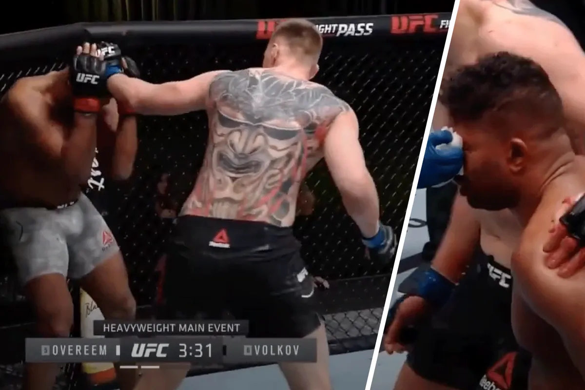Rivaal: 'Alistair Overeem stikte bijna in zijn eigen bloed'