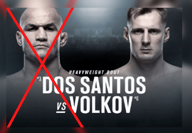 BREAKING: Junior Dos Santos zegt af voor UFC Moskou