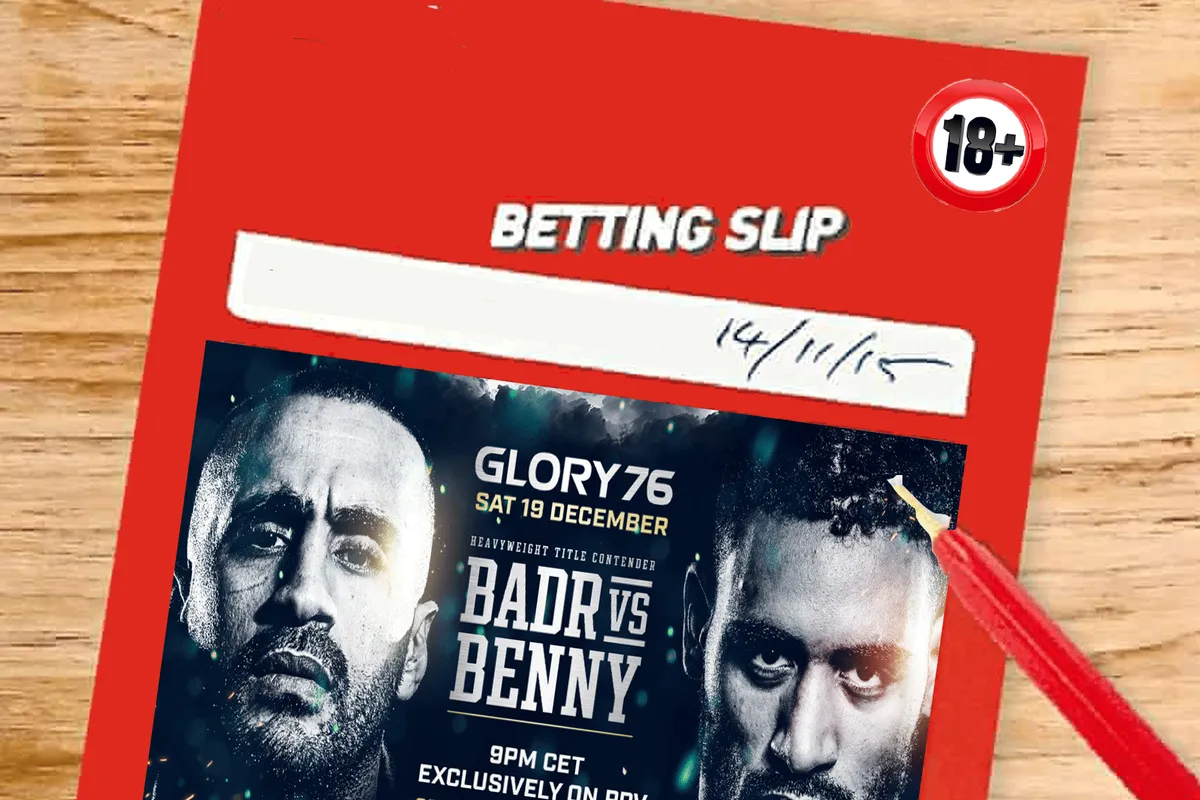 WEDDEN OP GLORY 76 BADR VS BENNY: Dit is wat de bookmakers zeggen