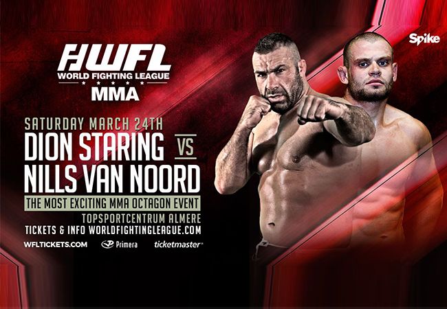 Dion Staring tegen Nills van Noord geboekt voor WFL MMA 2