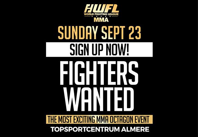 World Fighting League zoekt MMA vechters, pak nu je kans!