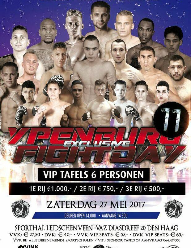 Ypenburg Exclusive Fightday zaterdag 27 mei 2017