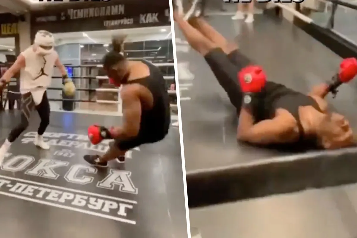 Rus deelt ware doodsklap uit bij rondje sparren! 'Stijf als een plank'