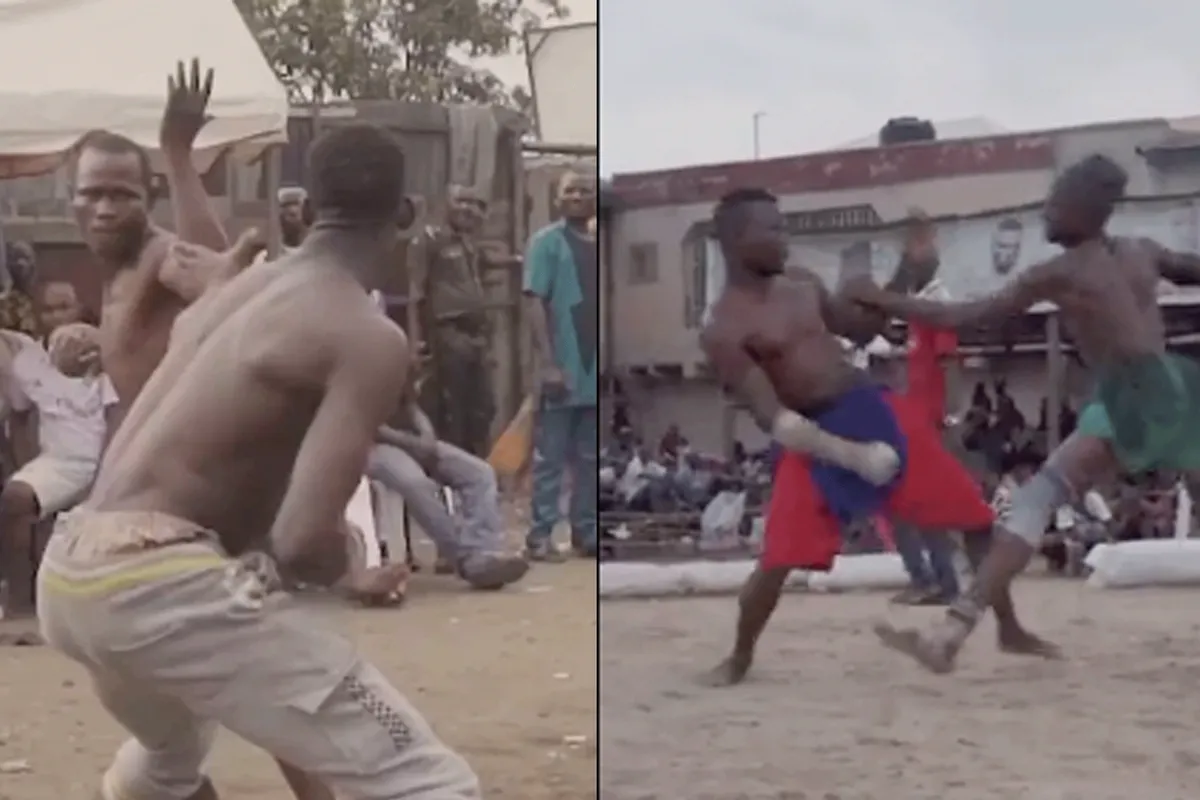 'De tijd om te doden is daar!' Dambe vechters altijd klaar voor de strijd (video)