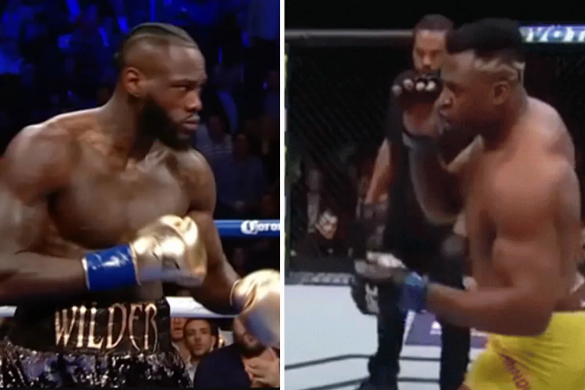 Deontay Wilder en Francis Ngannou in gesprek over historisch boksgevecht