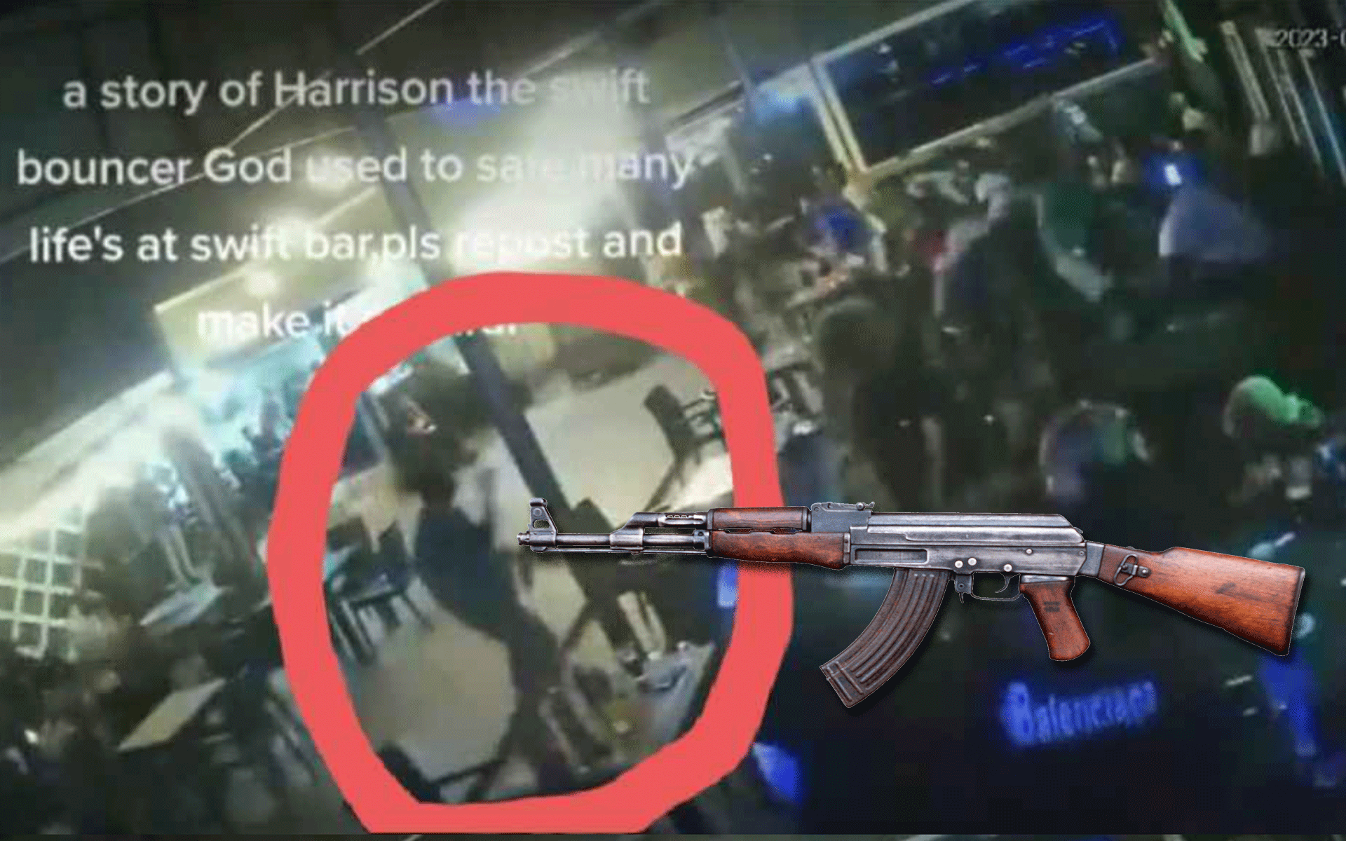 🎥 Krav Maga expert slaat gek met AK47 machinegeweer onderuit in bar! 'Iedereen moest dood'