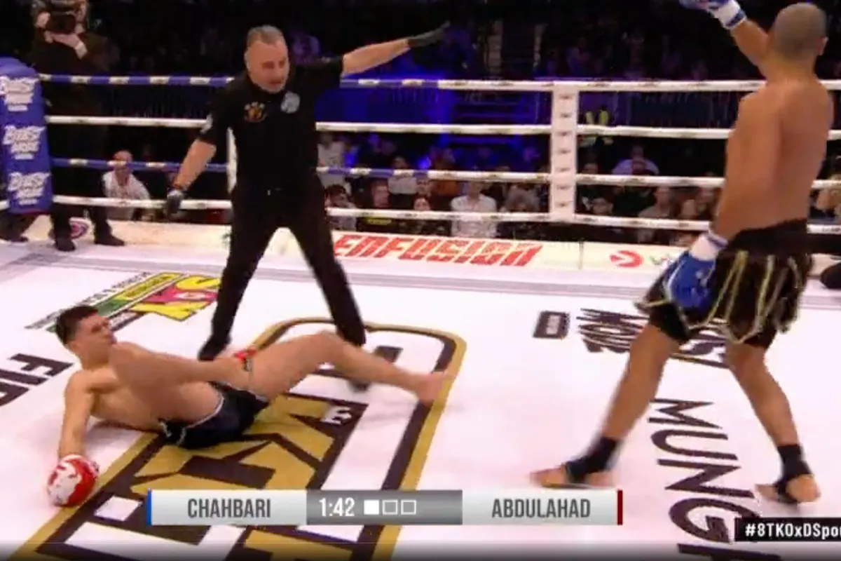 Brute knock-out Chahbari op Abdulahad opent 8TKO toernooi! 'Fans willen meer zien'