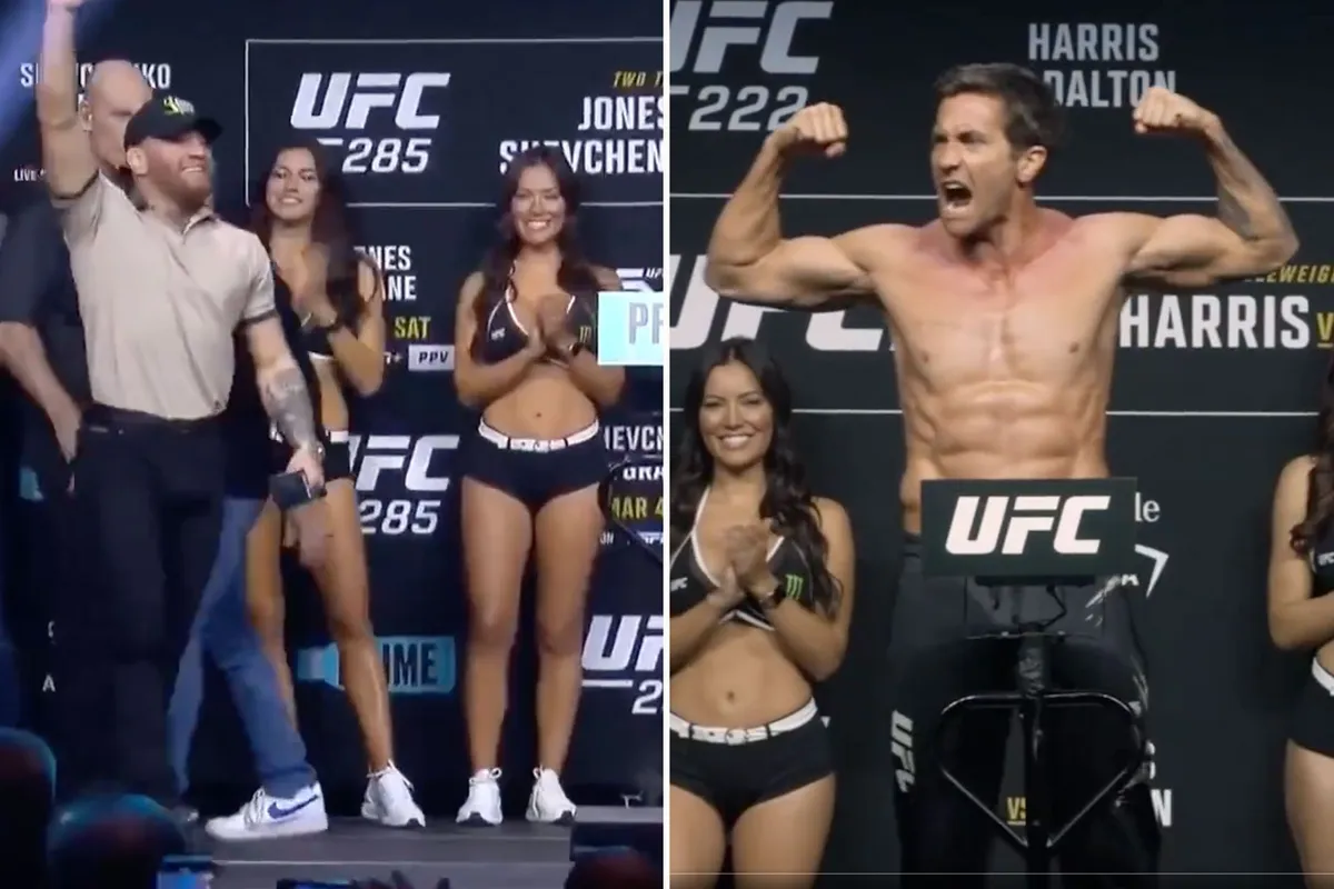 🎥 Surprise! McGregor breekt in op UFC 285 staredowns maakt publiek onderdeel van film Road House