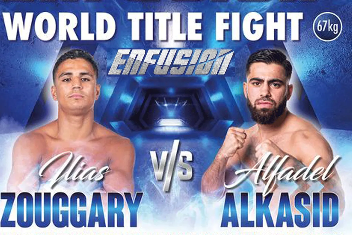 Titelgevecht Ilias Zouggary vs Alfadel Alkasid toegevoegd aan Enfusion 121 Dordrecht