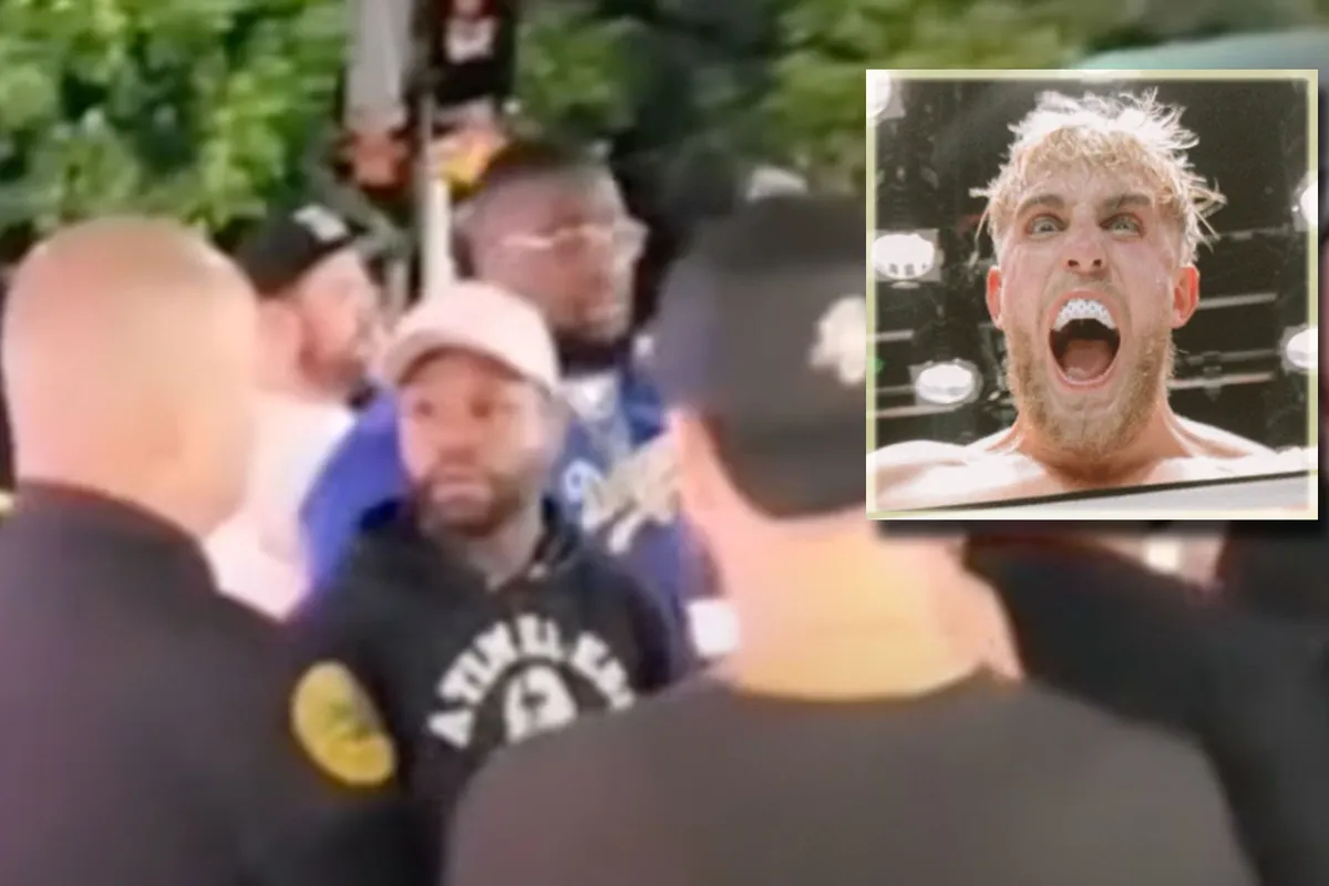 🎥  Angsthaas Jake Paul bang voor Floyd Mayweather en vlucht weg! 'Klappen voorkomen'