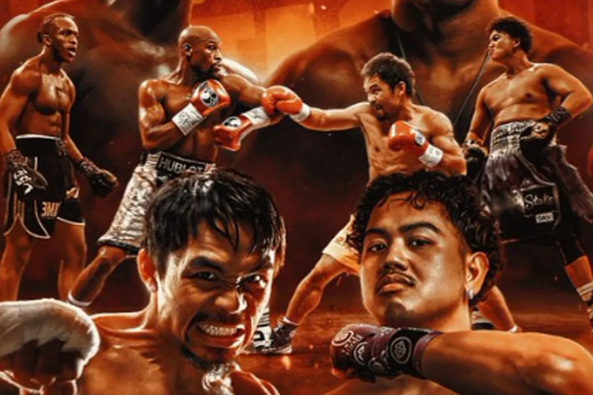 Floyd Mayweather en KSI tegen Manny Pacquiao en Salt Papi in een tagteam bokswedstrijd