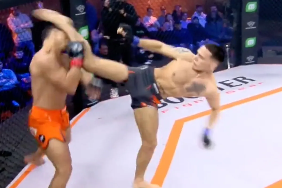 🎥 The Gorilla scoort spinning kick 'KO' in 25 seconden tijdens LFL 8 in Amsterdam