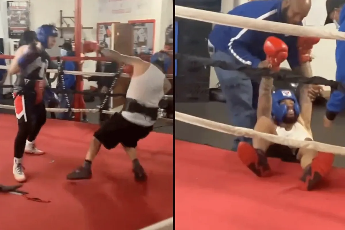 🎥 Bokskampioen (24) slaat kerel die hem bedreigde ring uit! 'Geen spelletje'