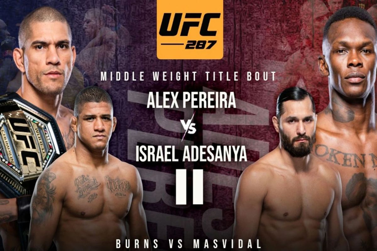 Hoofdprogramma UFC 287 Pereira vs Adesanya 2 bekend gemaakt! Bekijk het hier