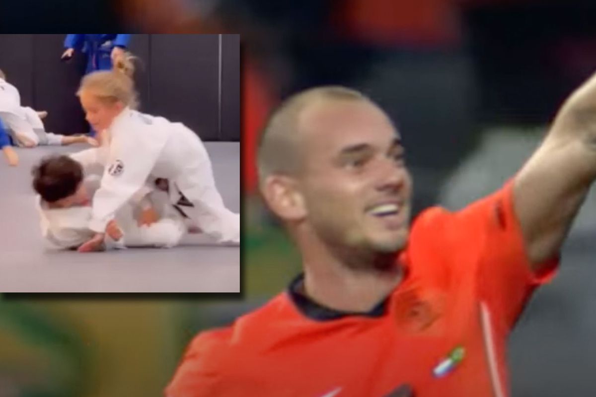 Hajime! Zoontje voetbalster Wesley Sneijder groot judo talent