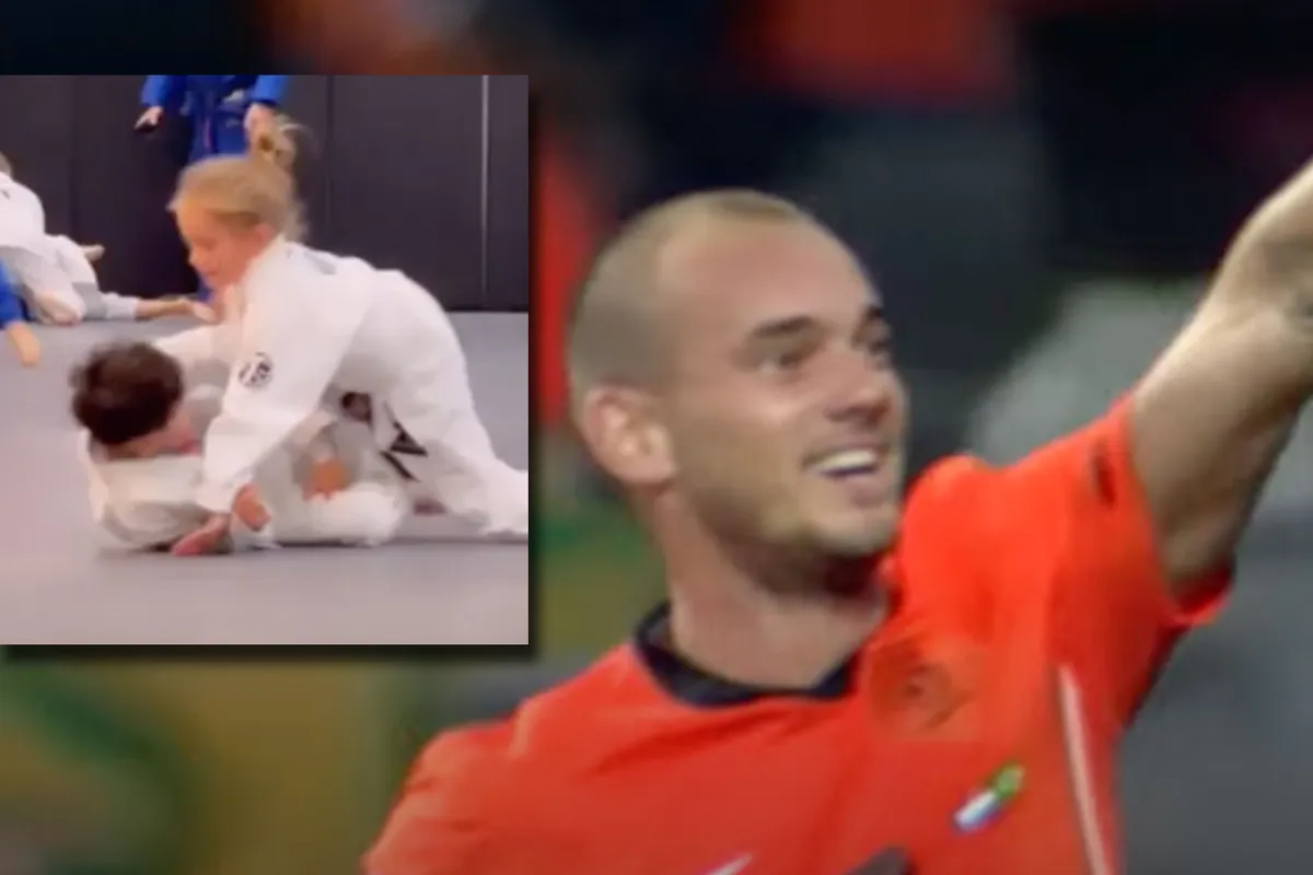 Hajime! Zoontje voetbalster Wesley Sneijder groot judo talent