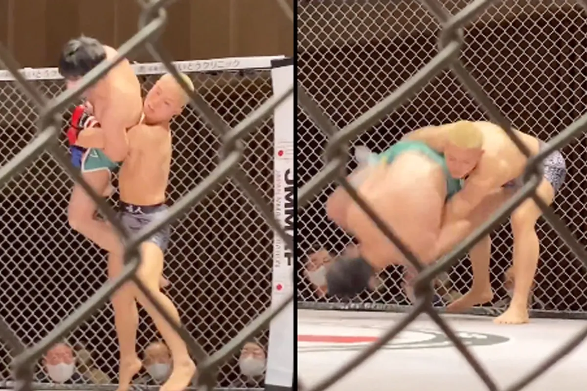 🎥 Kaboem-KO! MMA-vechter gebruikt gevaarlijke techniek om rivaal uit te schakelen