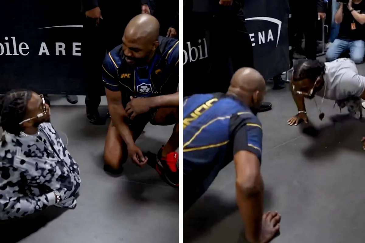 🎥 UFC Kampioen Jon Jones verliest potje opdrukken van beenloze Zion Clark! 'Wie is er hier de GOAT?'