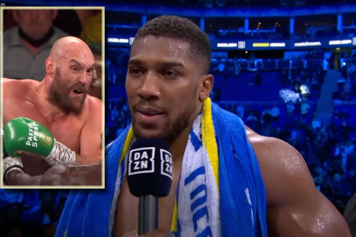 Boksicoon Tyson Fury zet deur open voor gevecht tegen Anthony Joshua