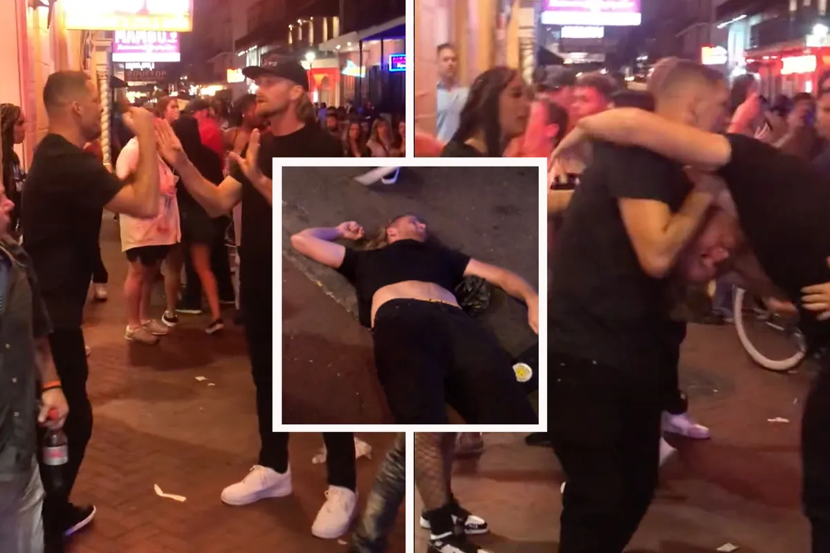 🎥 UFC-badboy Nate Diaz wurgt Logan Paul imitator knock-out tijdens straatgevecht in New Orleans