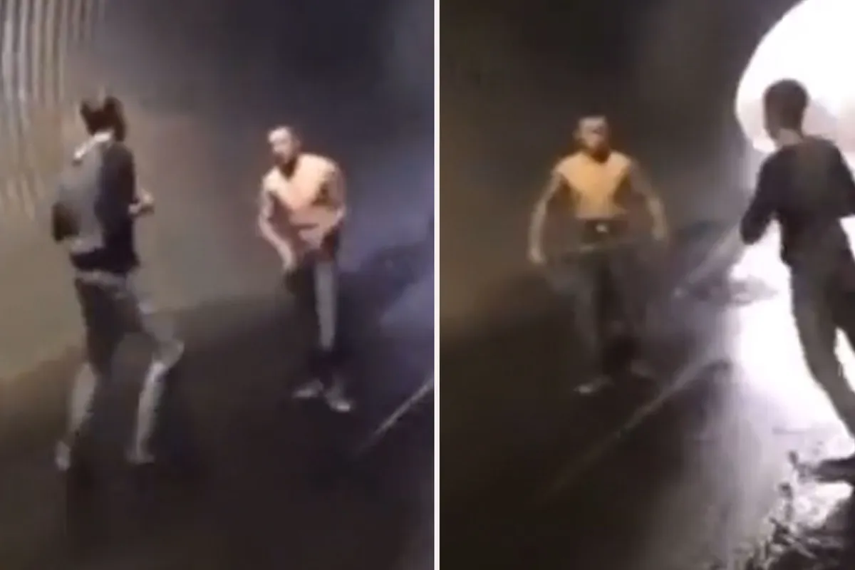 🎥 Tunnelvisie! Vlotte knaap slaat met Spinning Backfist tegenstander onderuit