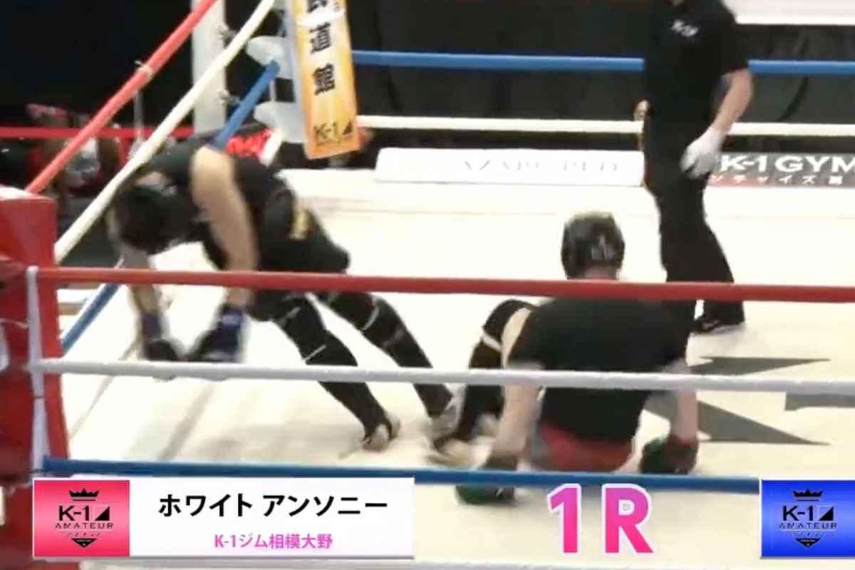 Sensatie! Kickbokser pakt 2 knock-out winsten op 1 avond | video
