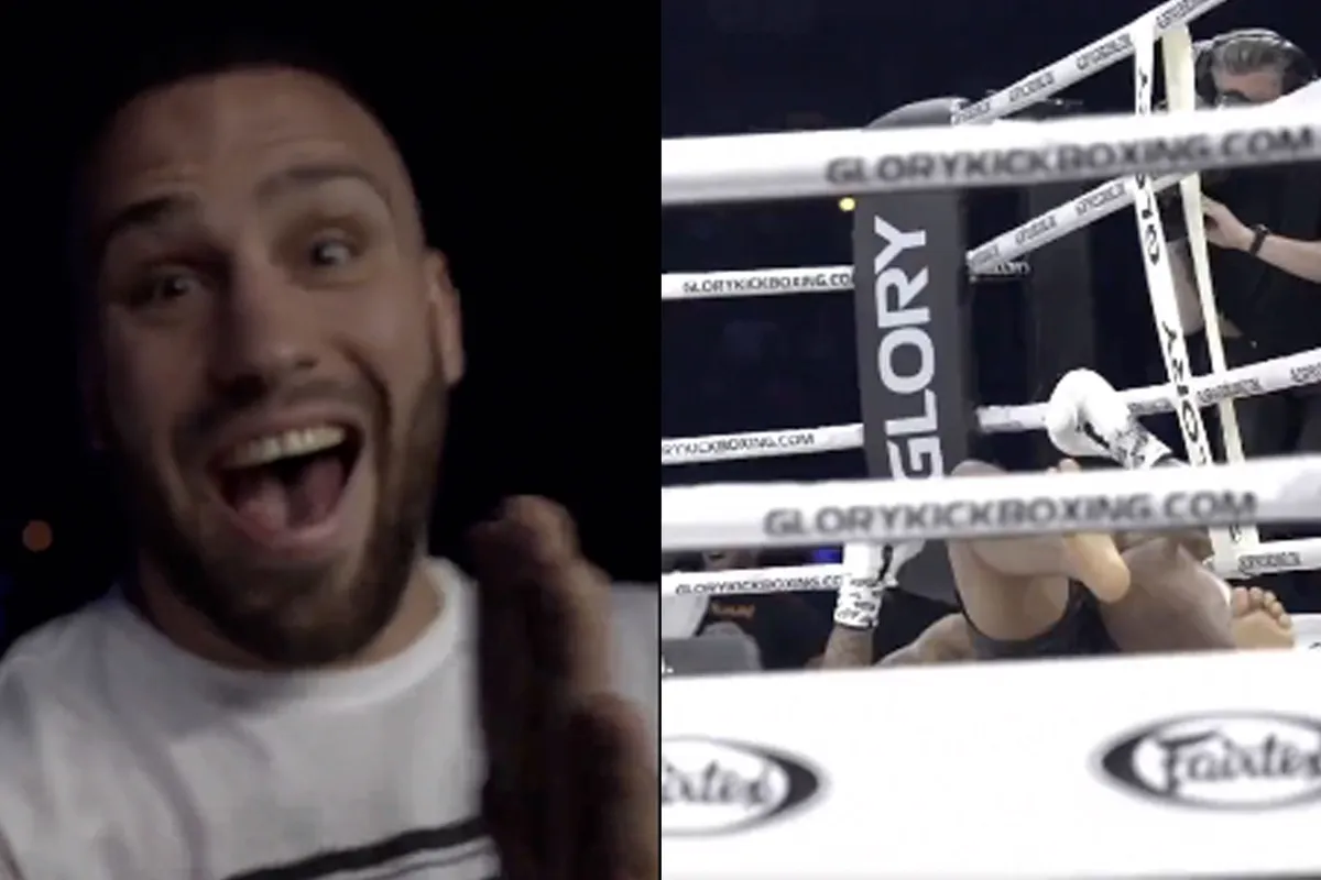 🎥 Antonio Plazibat HYPED na knock-out op rivaal! 'Ha ha'
