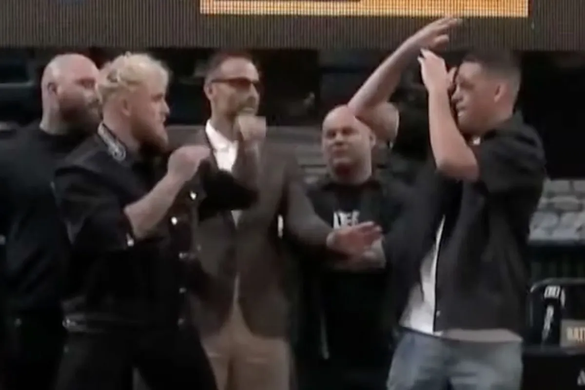 🎥 Jake Paul vs. Nate Diaz persconferentie eindigt in bizarre confrontatie