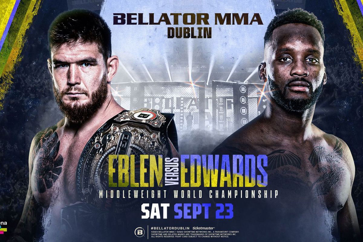 Bellator voegt gevechten toe voor MMA event op 23 september in Dublin