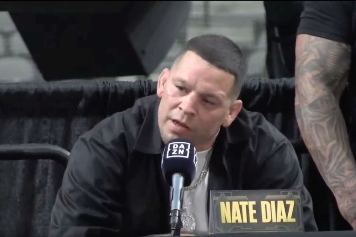 'Je gaat geklapt worden!' UFC-Badboy Nate Diaz pakt stomme klootzak aan op persmoment
