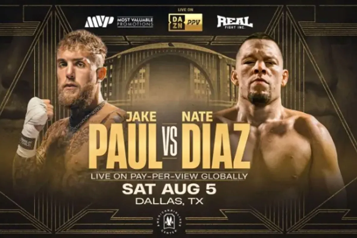 Jake Paul vs Nate Diaz op 9 mei oog in oog! Hoe laat en waar kan je kijken?