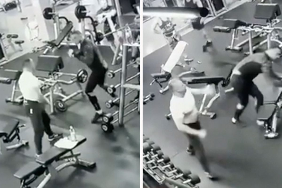 🎥 Opgefokte testo-boy's delen rake klappen uit in Fitness Gym! 'Hel breekt los'