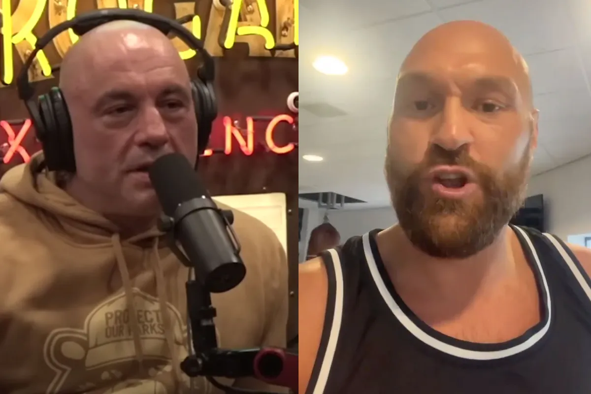 🎥 'Jij F*ckin kale dwerg! Boksicoon Tyson Fury gaat los op Joe Rogan na k*t opmerking