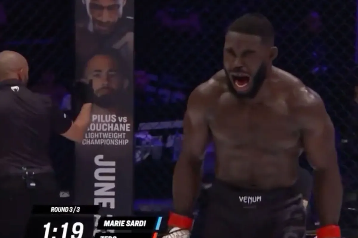 Oerschreeuw! MMA-vechter ontlaadt na brute headkick knock-out uit het niets | video