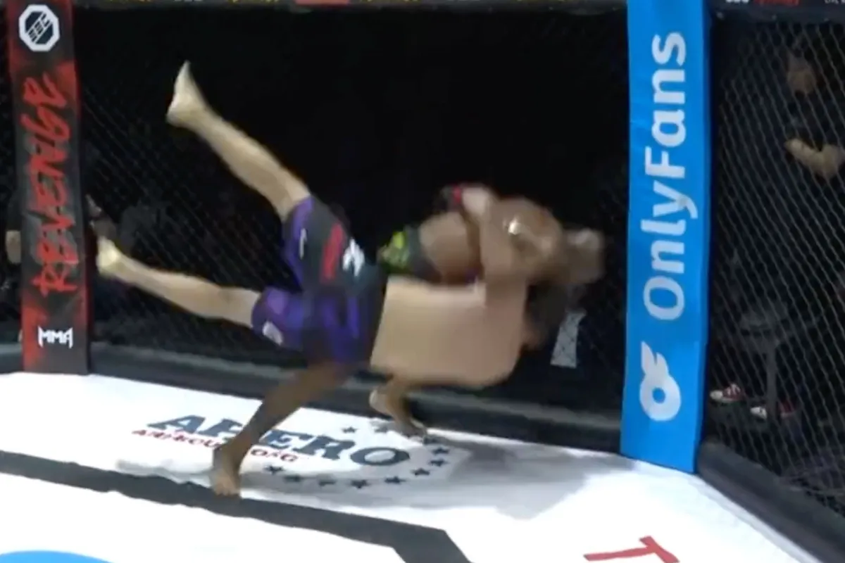 UFC-veteraan Oliveira's judo-expertise leidt tot verbluffende knock-out in Servië | video