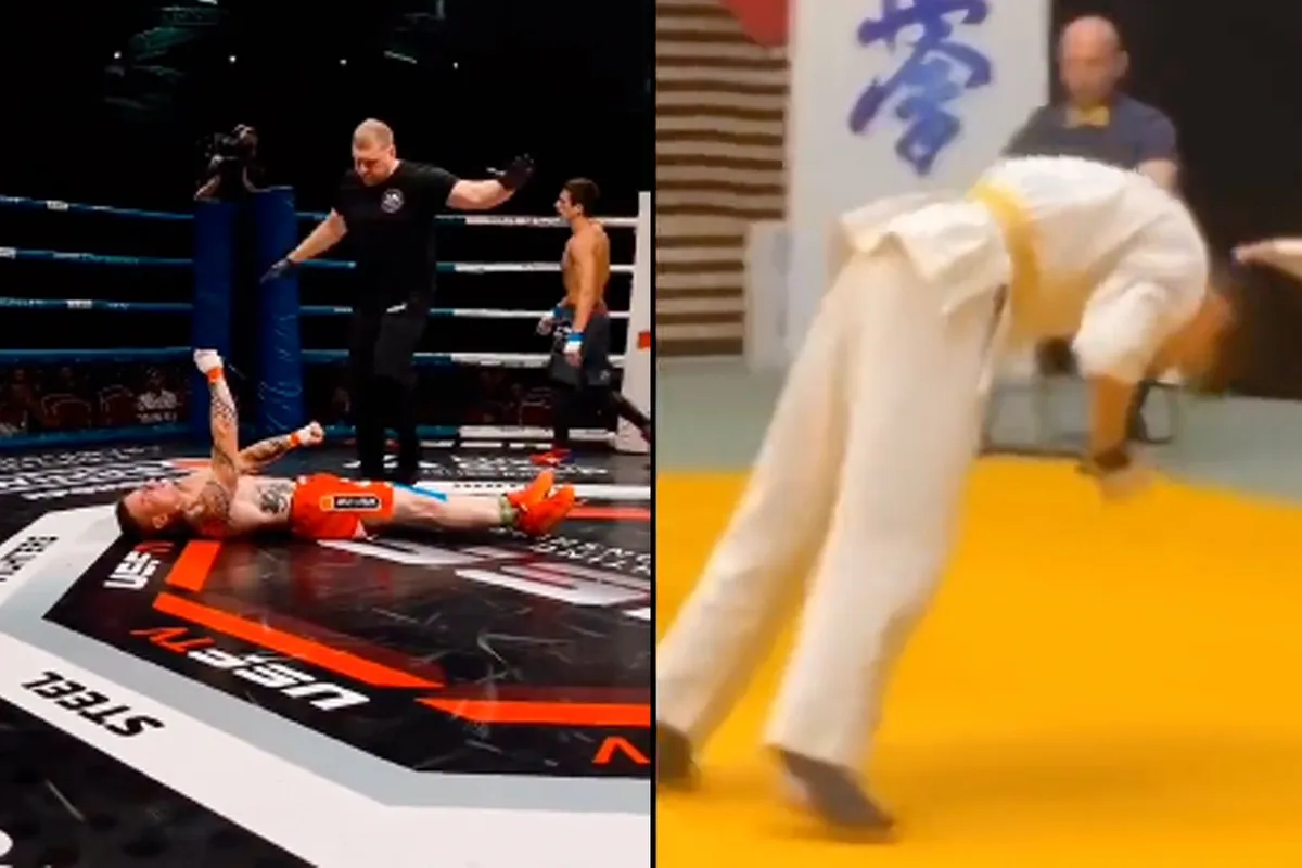 Enziguri! Creepy knock-outs tijdens vechtsport wedstrijden boezemen angst in