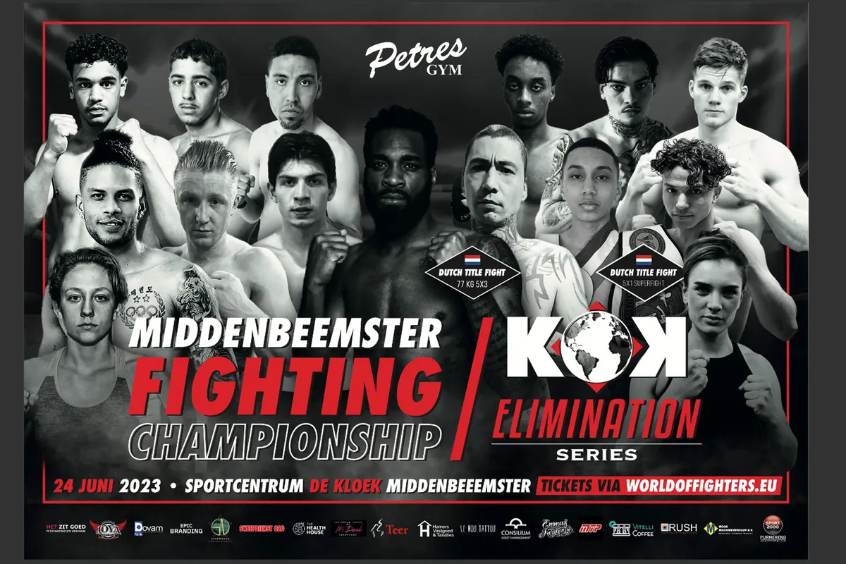 Nederlandse primeur: Kings of King (KOK) maakt debuut bij Middenbeemster Fighting Championship